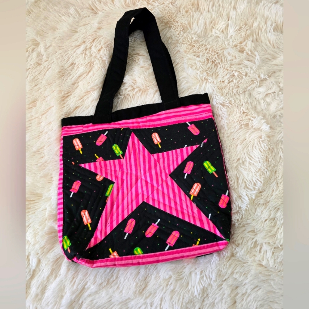 ☆ Quilted Star Ice Cream Mini Tote - Picture 8 of 8